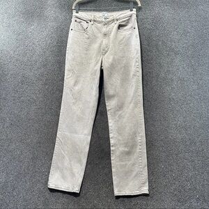 Neutral Straight-Leg Jeans A&F 10L